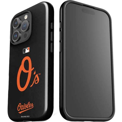 MLB Baltimore Orioles - Solid Distressed iPhone 16 Pro Impact Case